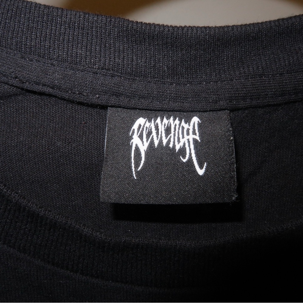 Revenge Clothing Black and Red Short Sleeve Tee - Picture 4 of 4